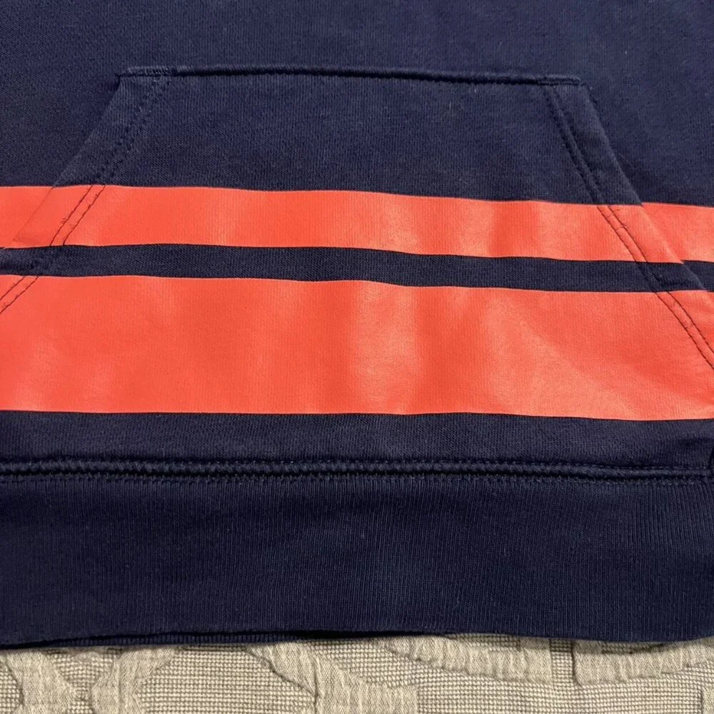 Baby Gap 5Y Navy Blue & Coral Hoodie Sweatshirt